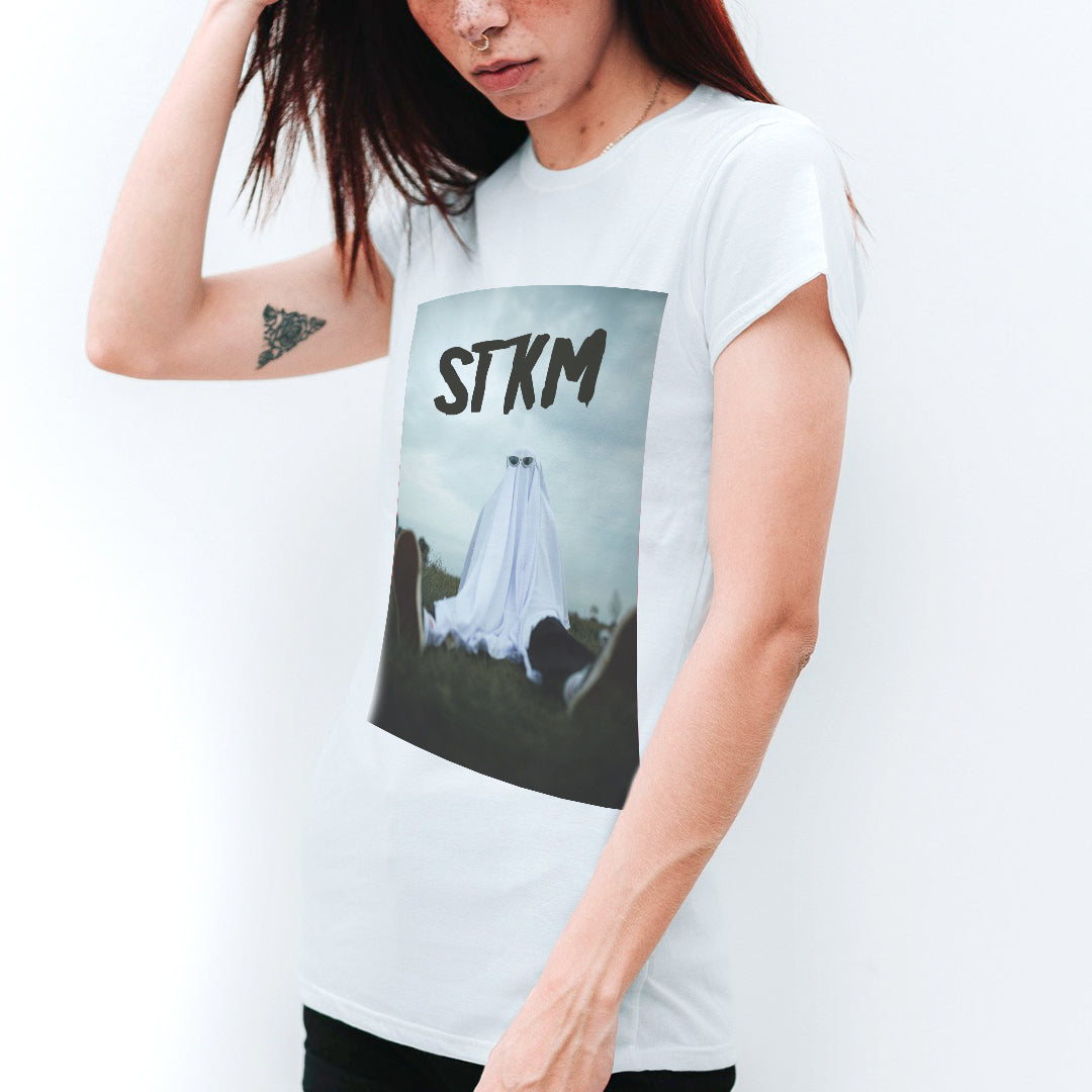 Holiday Ghost Triblend - Stockholm Co. - Playera - halloween, hombre, mujer, playera