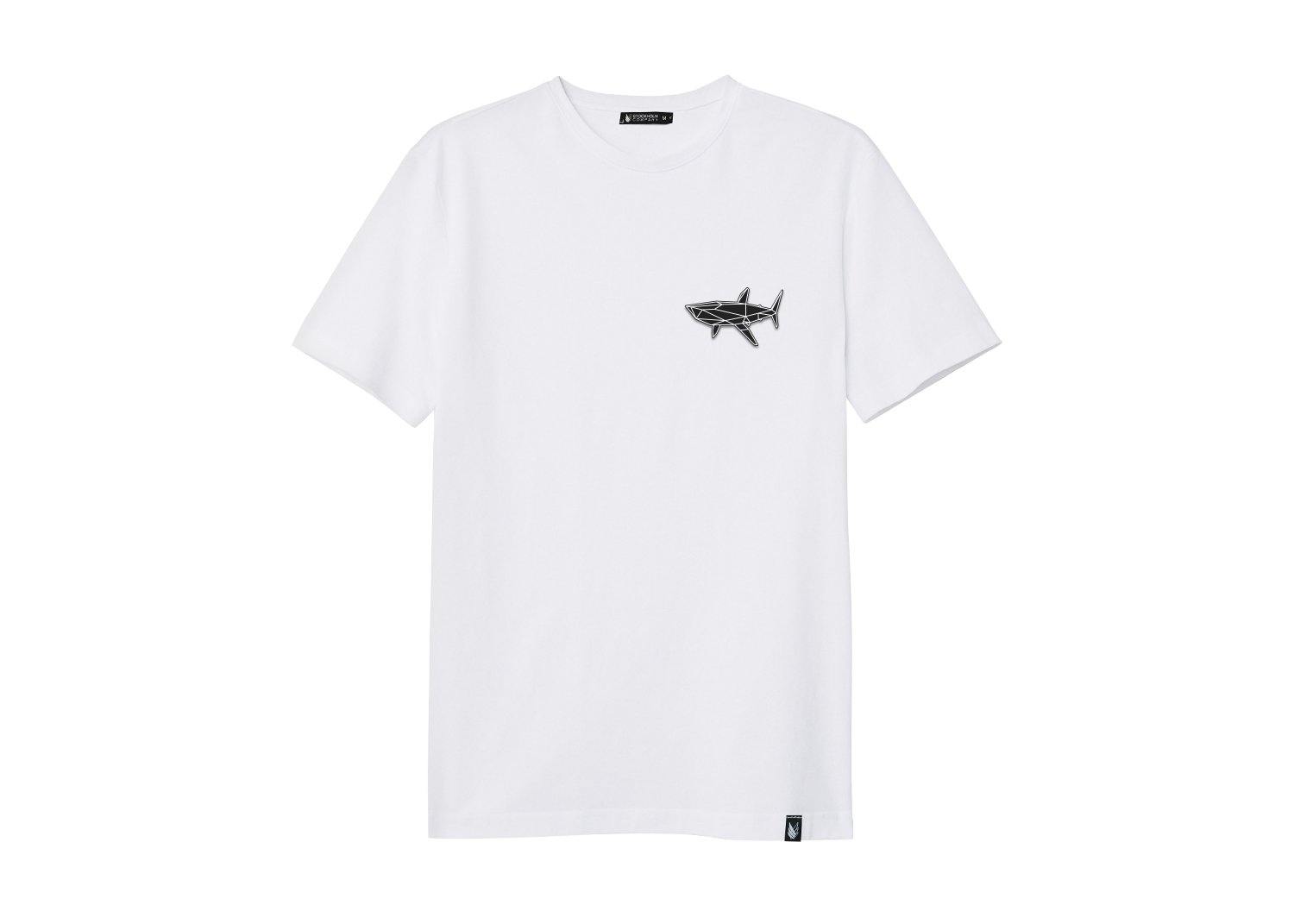 Origami Shark Triblend - Stockholm Co. - Playera - animals, basicos, hombre, mujer