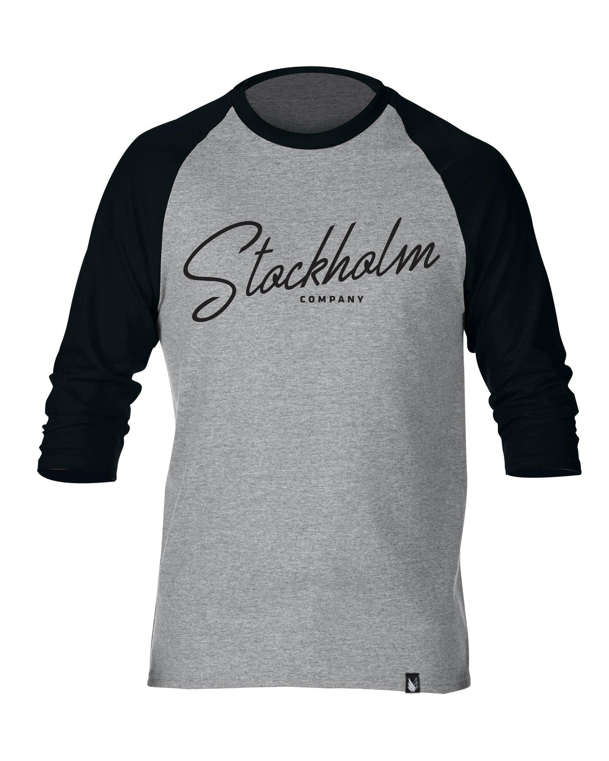 Stockholm cursiva - Raglan 3/4 beisbolera | Playera | Beisbolera, hombre, stkm originals, unisex | Stockholm Company