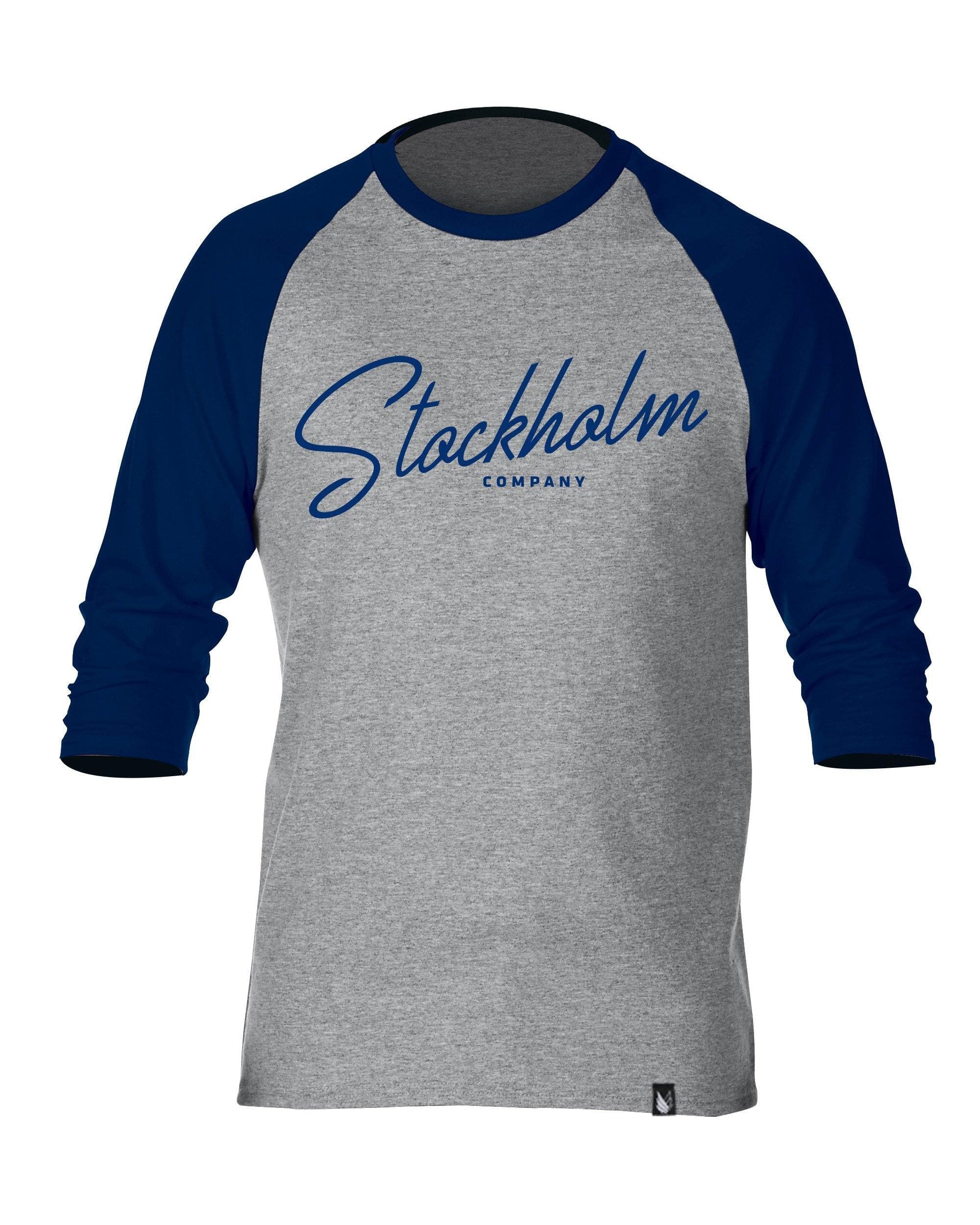 Stockholm Cursive - Raglan 3/4 Baseball