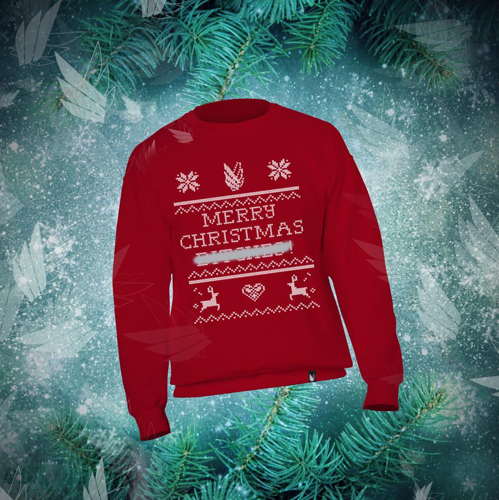 Feliz navidad btchs - Sudadera ugly sweater - Stockholm Co. - Sudadera - otros, sudadera, unisex